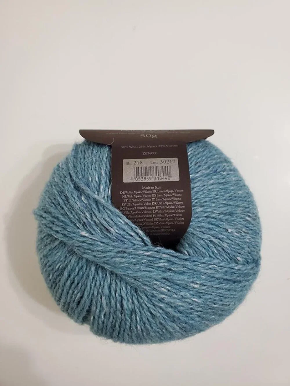 Rowan Felted Tweed Yarn Fjord Blue Wool Alpaca Viscose 50g 175m Italy